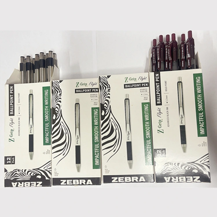 ZEBRA kynäyhtiö --- Useita erilaisia ​​kyniä laatikkopakkauksessa tarpeen mukaan.